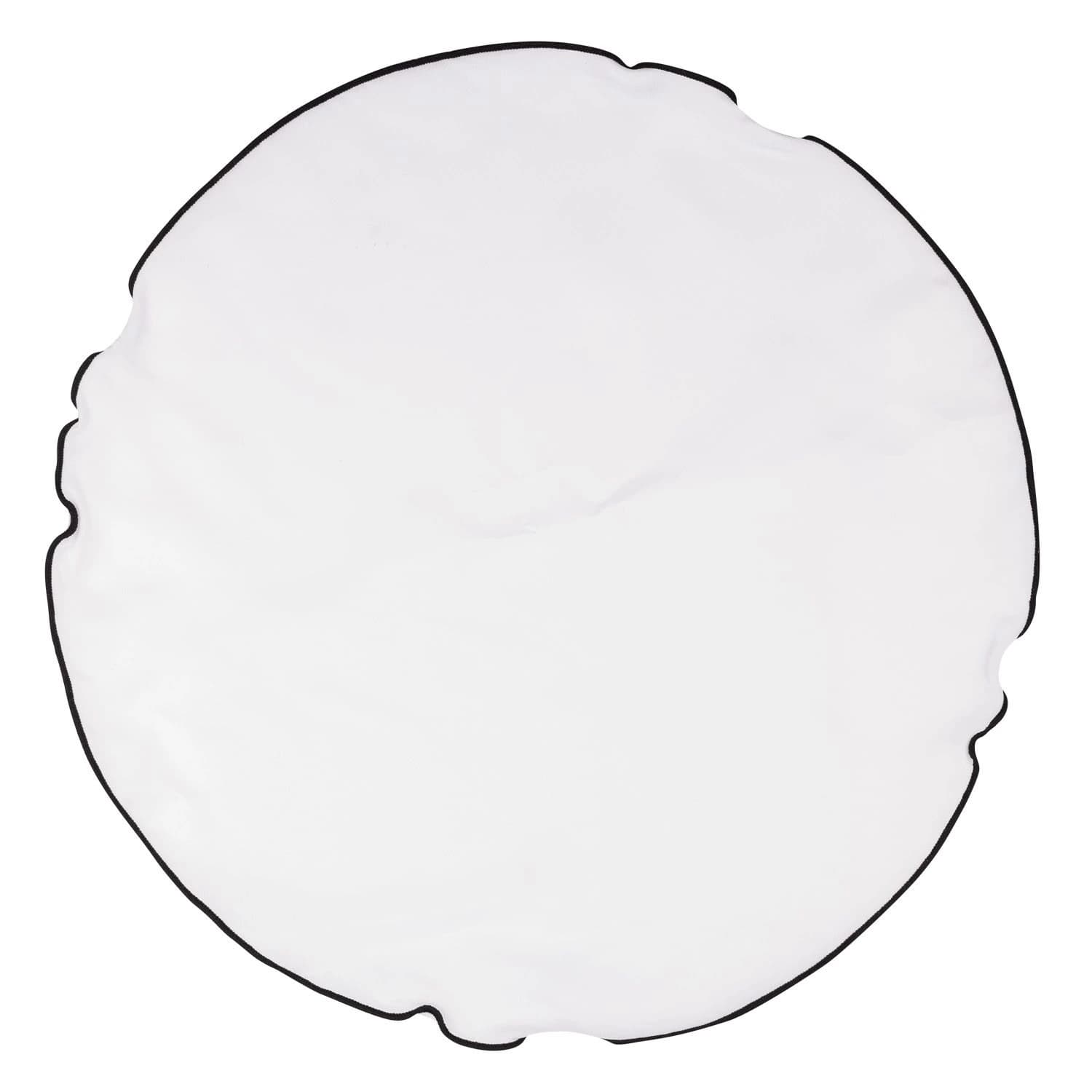 White Italian Silk Pocket Square for Men
