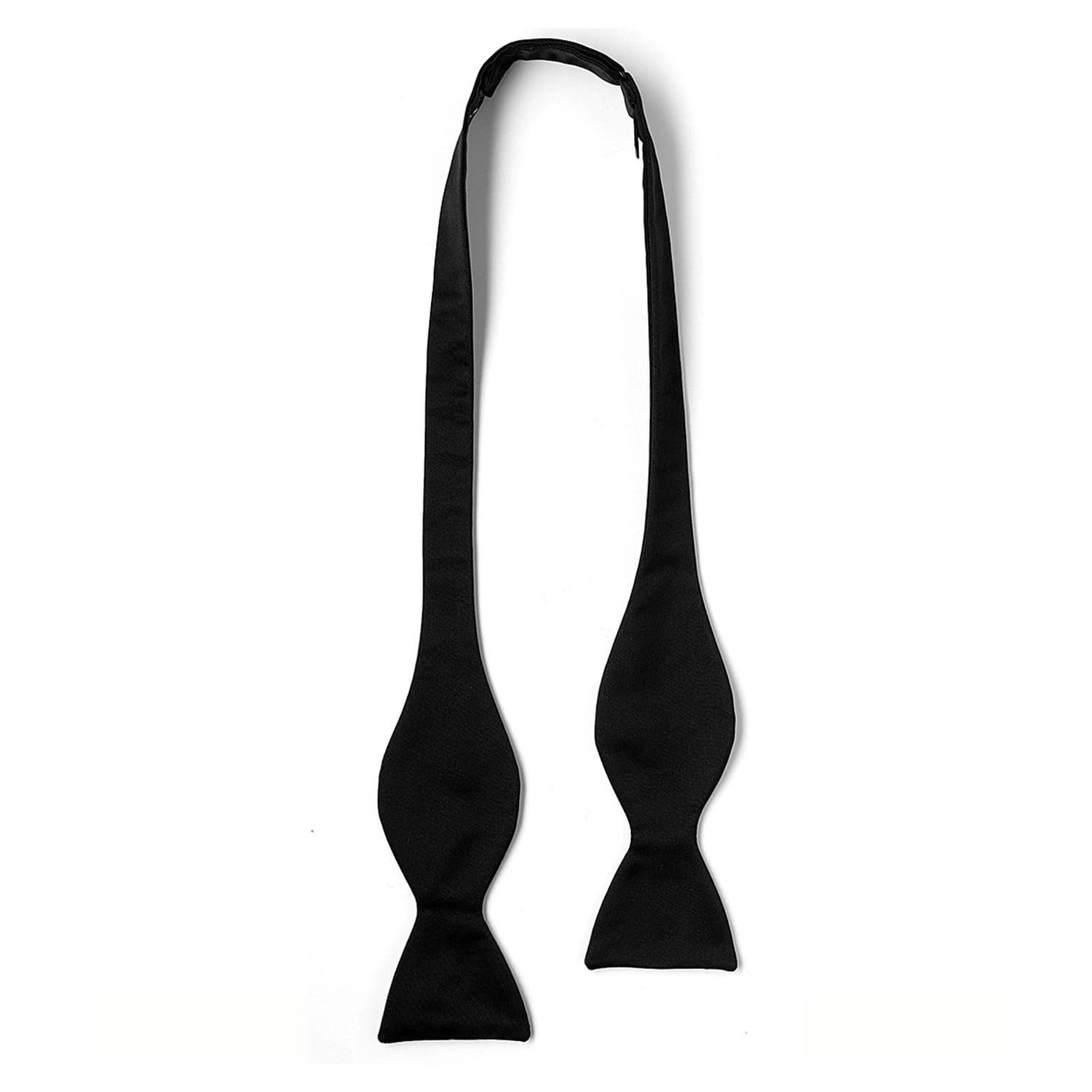 Black Self-Tie Bow Tie for Men