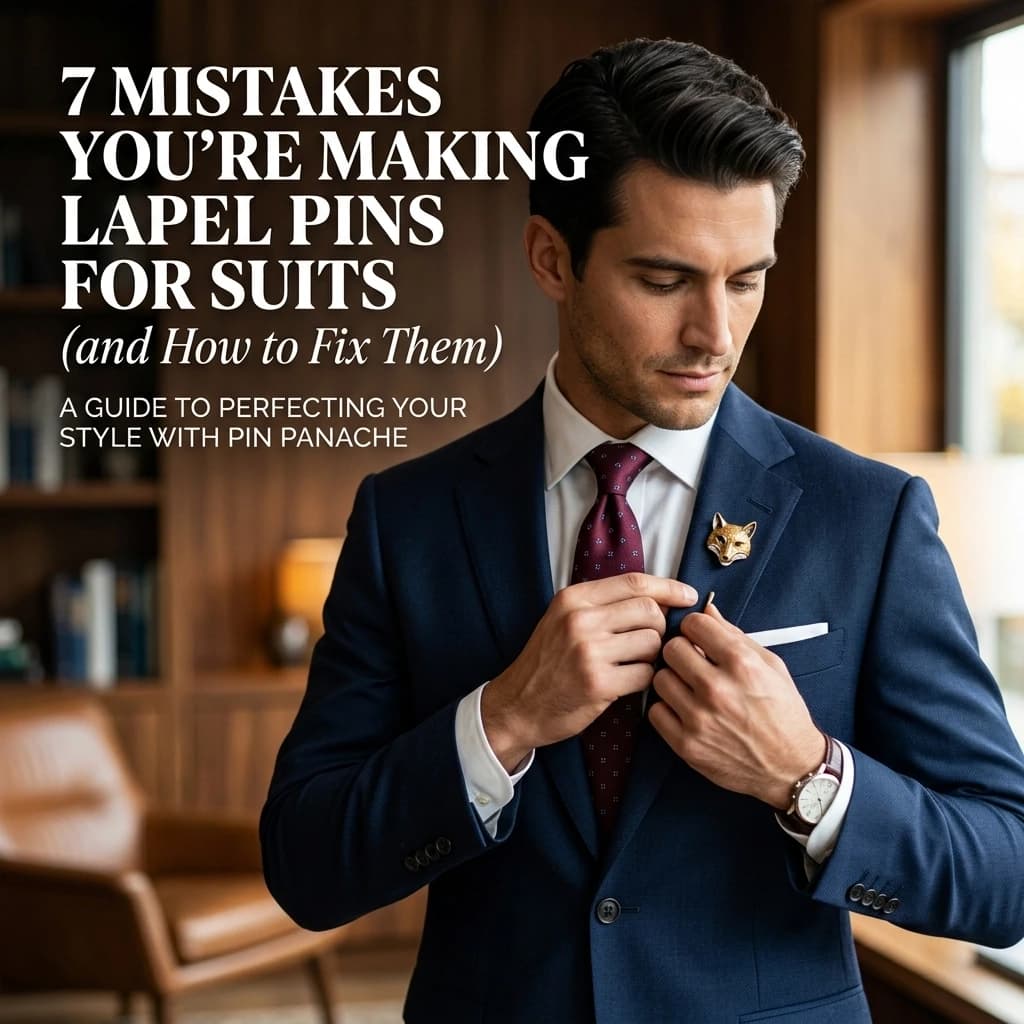 7 Mistakes You’re Making With Lapel Pins for Suits