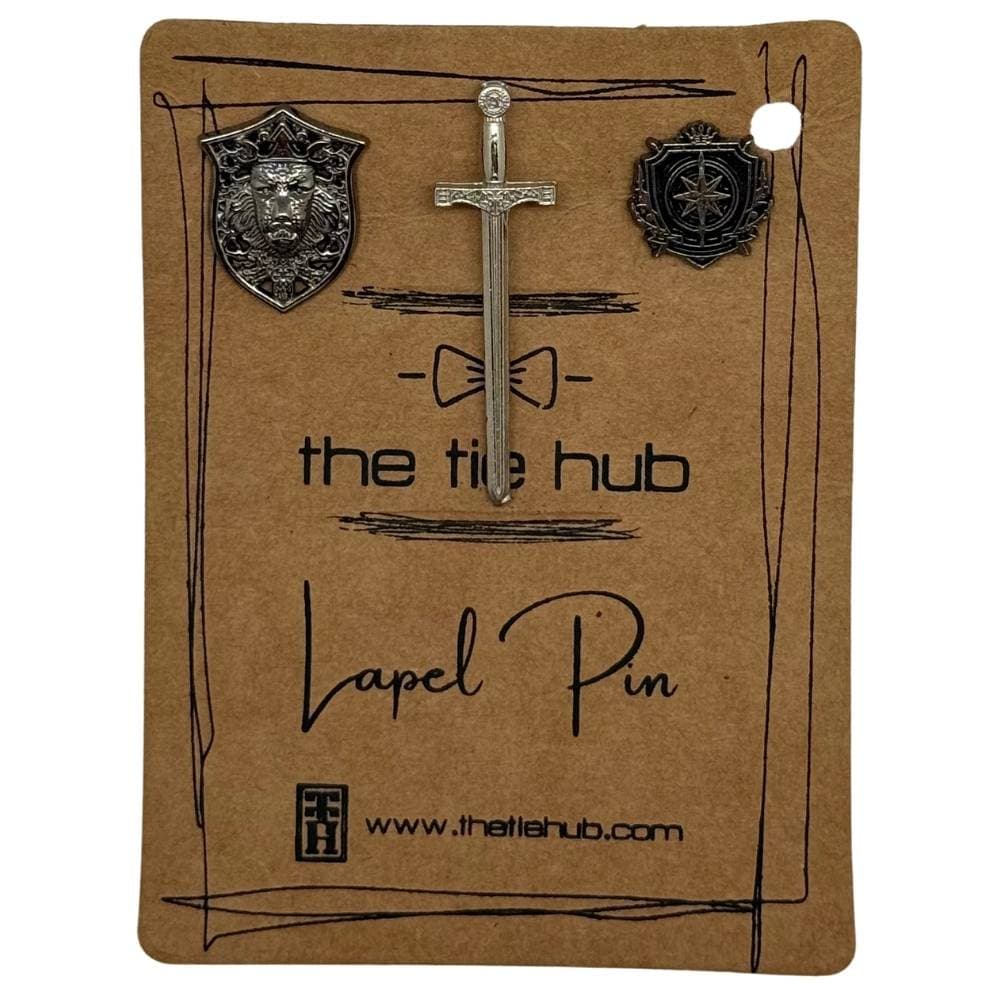 Gunmetal Lapel Pin Combo for Men