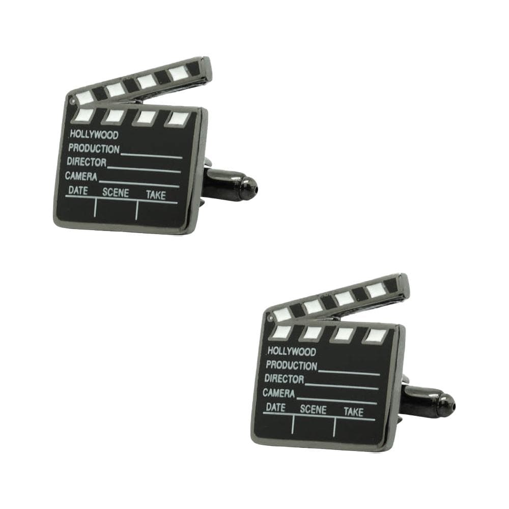 Black Quirky Brass Cufflinks for Men