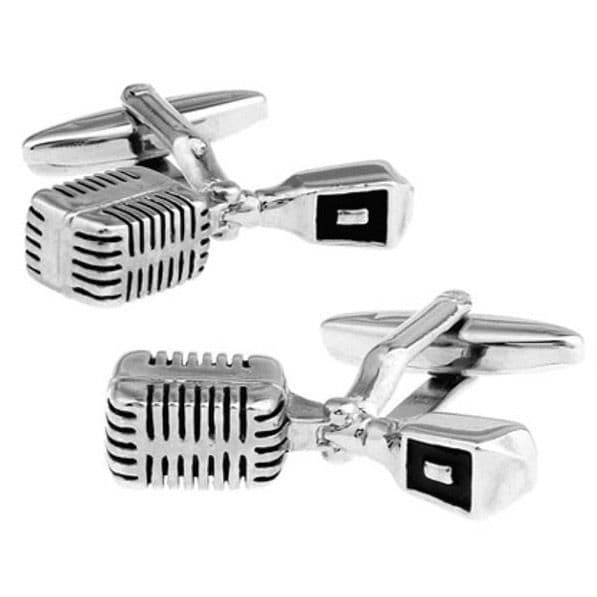 Silver Quirky Brass Cufflinks for Men