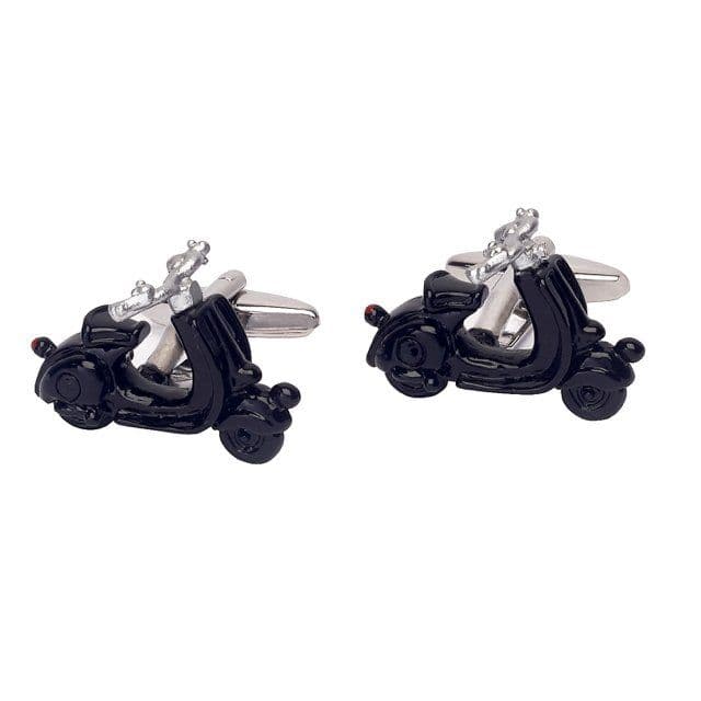 Black Quirky Brass Cufflinks for Men