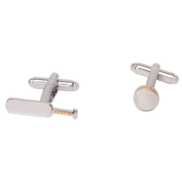 Silver Quirky Brass Cufflinks for Men
