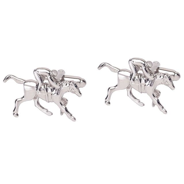 Silver Quirky Brass Cufflinks for Men