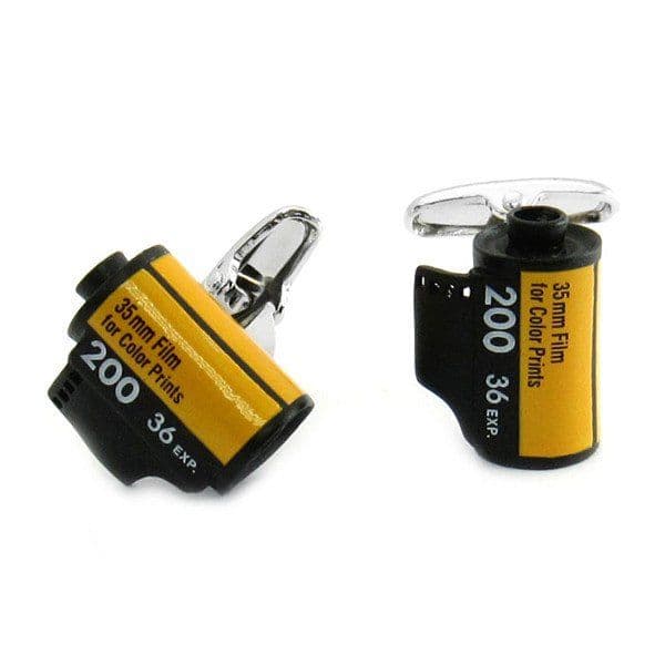 Black Quirky Brass Cufflinks for Men