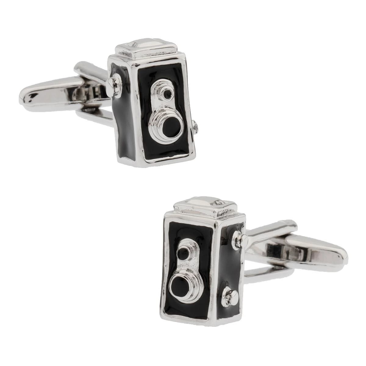 Black Quirky Brass Cufflinks for Men