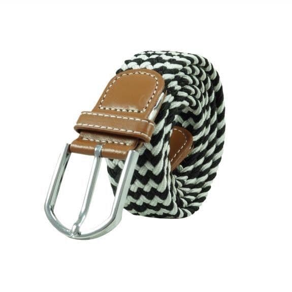 Black Braided Belt for Men