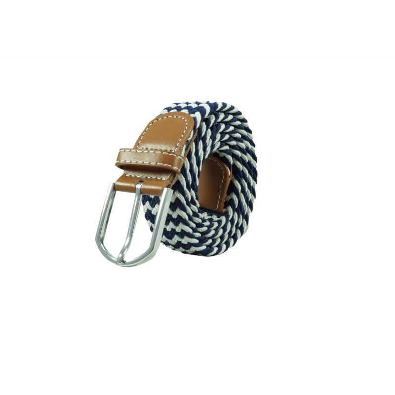 Blue Braided Belt for Men