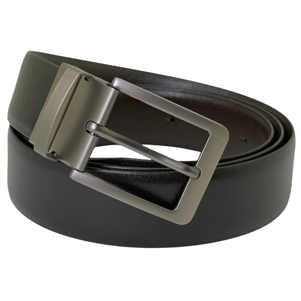 Black Leather Belt for Men