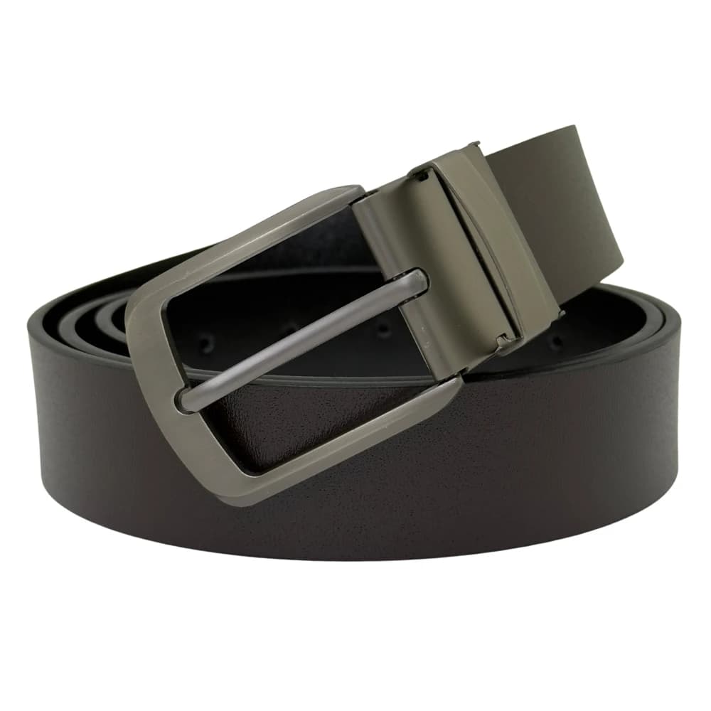 Black Leather Belt for Men
