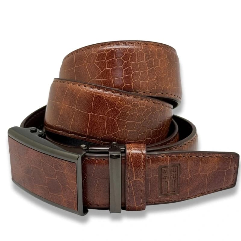 Brown Leather Belt for Men