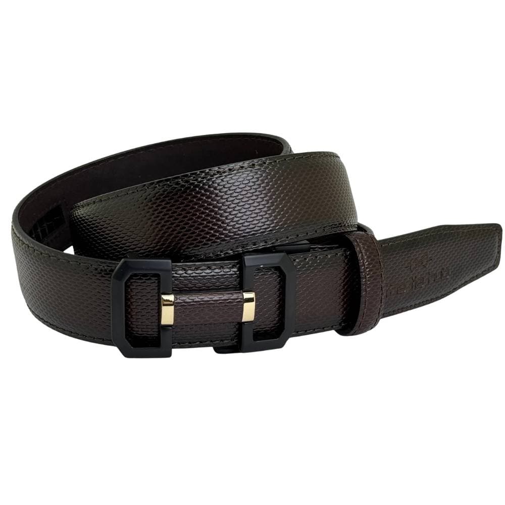 Dark Brown Formal Leather Belt for Men