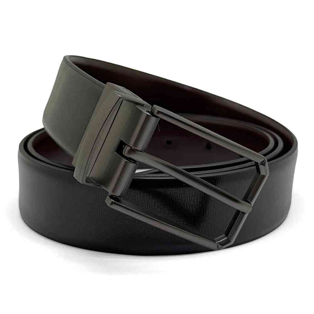 Black Formal Leather Belt for Men