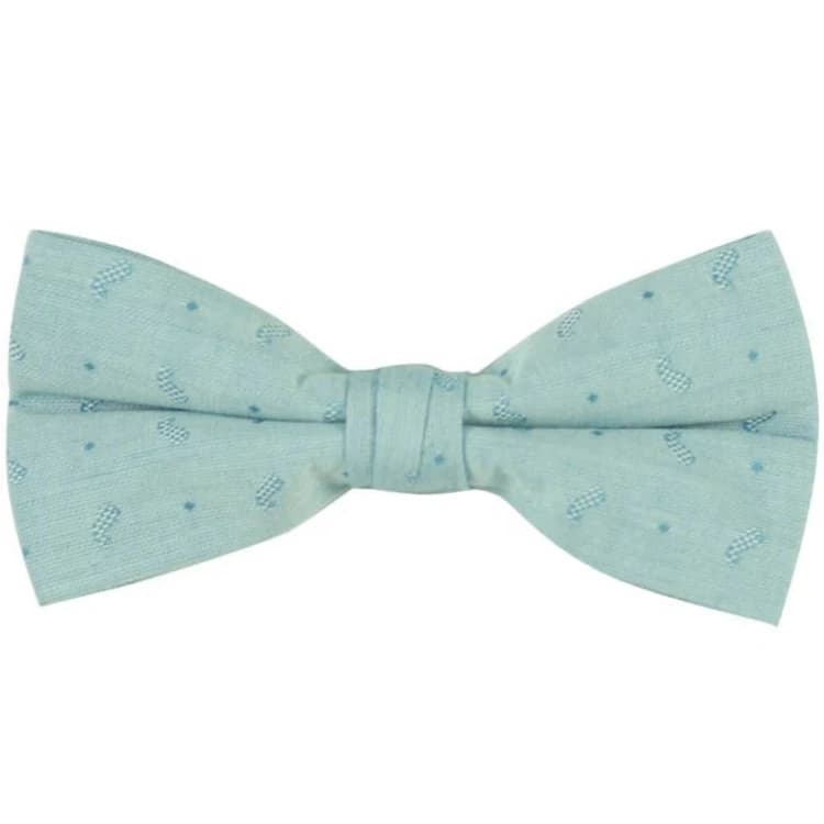 Blue Classic Pre-Tied Bow Tie for Men