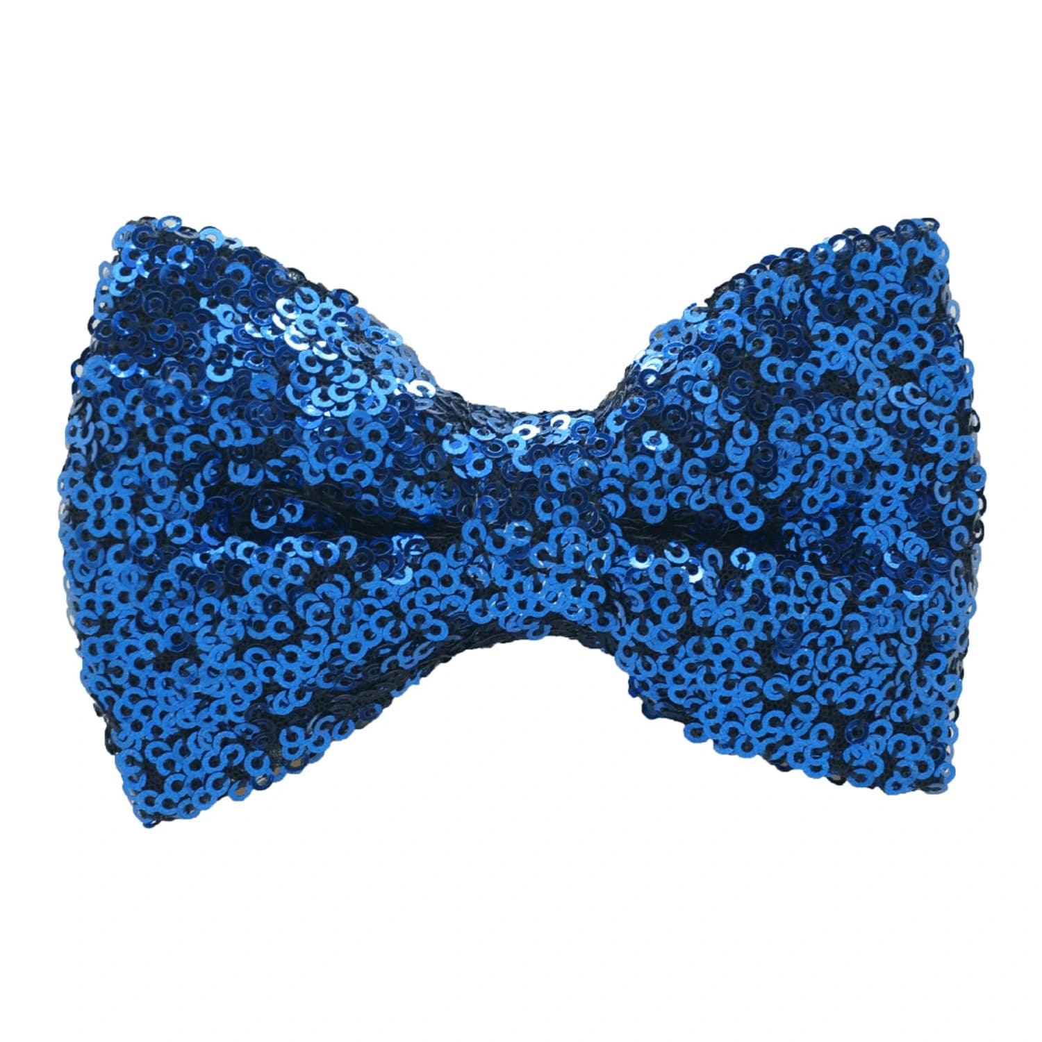 Blue Classic Sequins Pre-Tied Bow Tie for Men