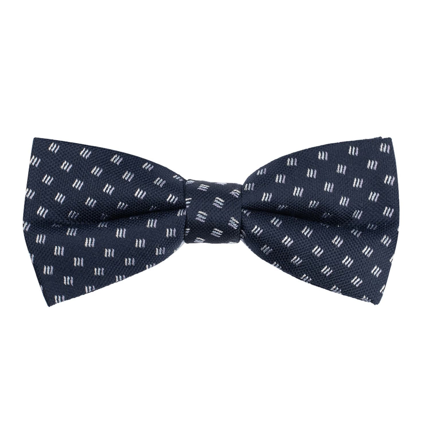 Blue Classic Silk Pre-Tied Bow Tie for Men