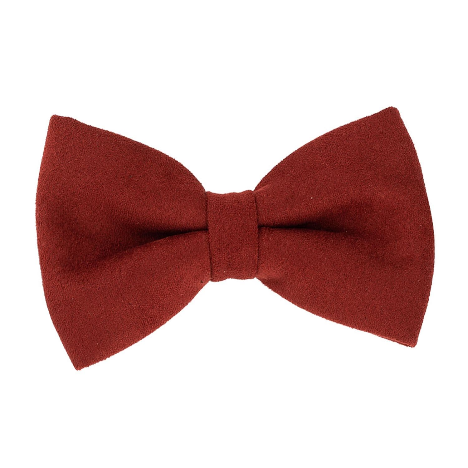 Brown Suede Pre-Tied Bow Tie for Men