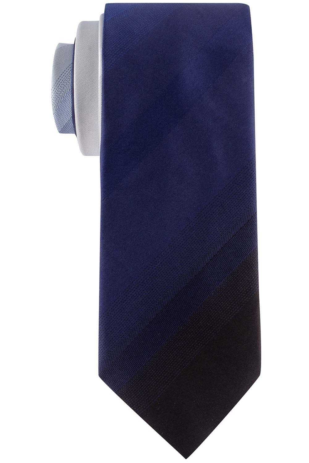 Blue Gradient Microfiber Necktie for Men